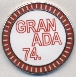 футбол.клуб Гранада74 (Іспанія) важмет / Granada 74 CF, Spain football pin badge