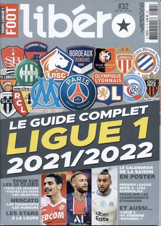 Франція, чемпіонат 2021-22, спецвидання Foot Libero France Ligue1 season preview