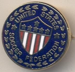 США, федерація футболу,№2 ЕМАЛЬ /USA football soccer federation enamel pin badge