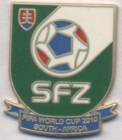 Словаччина, федерація футболу,№10 ЕМАЛЬ / Slovakia football federation pin badge