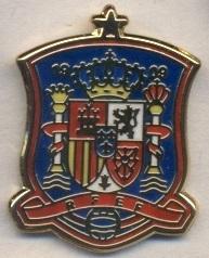 Іспанія, федерація футболу,№10 ЕМАЛЬ /Spain football federation enamel pin badge