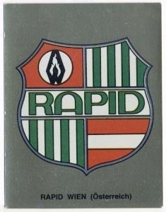 наклейка блискуча футбол Рапід Відень (Австрія) /Rapid Wien,Austria logo sticker
