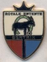 футбол.клуб Бертрі (Бельгія) ЕМАЛЬ /Bertrix R.Entente,Belgium football pin badge