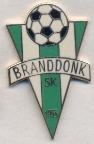 футбол.клуб Бранддонк (Бельгія) ЕМАЛЬ / KSK Branddonk,Belgium football pin badge