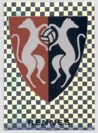 наклейка люмінесцентна футбол Ренн (Франція)2 /Stade Rennais,France logo sticker
