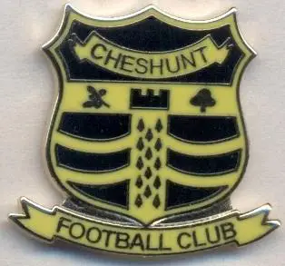 футбольний клуб Чезент (Англія)2 ЕМАЛЬ / Cheshunt FC, England football pin badge