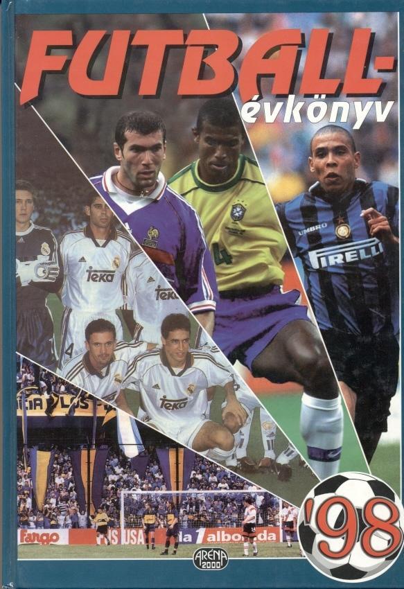 книга Світовий Футбол щорічник 1998 Угорщина / Hungary World football yearbook