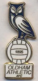 футбол.клуб Олдем (Англія)3 ЕМАЛЬ /Oldham Athletic FC,England football pin badge