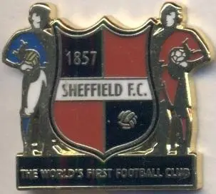 футбол.клуб Шеффілд ФК (Англія)1 ЕМАЛЬ / Sheffield FC,England football pin badge