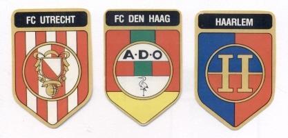 наклейки 3шт. футбол-Нідерланди Б/В / Netherlands 3 football logos stickers S/H