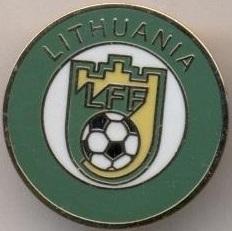 Литва, федерація футболу,№2 ЕМАЛЬ / Lithuania football federation enamel badge