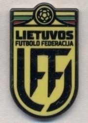 Литва, федерація футболу,№5 ЕМАЛЬ/Lithuania football federation enamel pin badge