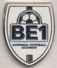 футбол.клуб Бе1 НФА (Литва) ЕМАЛЬ / Be1 NFA Kaunas, Lithuania football pin badge