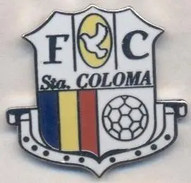футбол.клуб ФК Санта-Колома(Андорра)2 ЕМАЛЬ/FC Santa Coloma,Andorra football pin