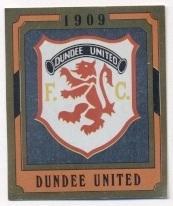 наклейка блиск.футбол Данді Юнайтед (Шотландія /Dundee Utd,Scotland logo sticker