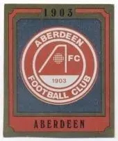 наклейка блискуча футбол Абердин (Шотландія) / Aberdeen FC,Scotland logo sticker