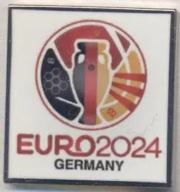 Чемпіонат Європи 2024,емблема№1 важмет/Euro 2024,Germany football logo pin badge