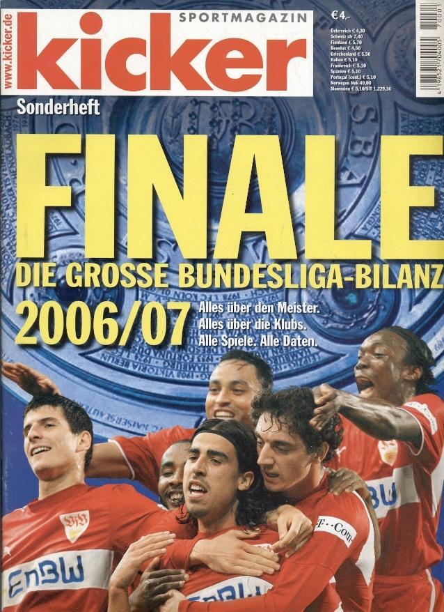 Німеччина, чемп-т 2006-07 резюме, спецвидання Кікер/Kicker Saison Bilanz summary