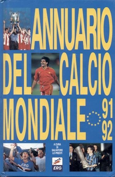 книга Щорічник Світового Футболу 1991-92/Annuario Calcio Mondiale,Football guide