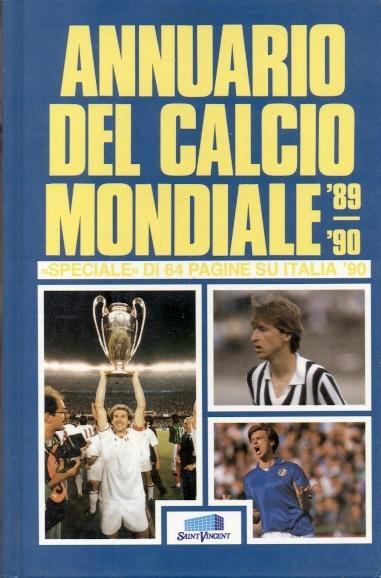книга Щорічник Світового Футболу 1989-90/Annuario Calcio Mondiale,Football guide