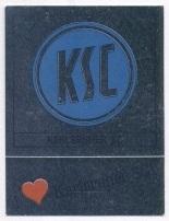наклейка блискуча футбол Карлсруе (Німеччина /Karlsruher SC,Germany logo sticker