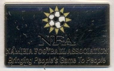 Намібія,федерація футболу, ЕМАЛЬ, більший /Namibia football federation pin badge
