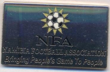 Намібія,федерація футболу, ЕМАЛЬ, більший /Namibia football federation pin badge 1