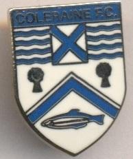 футбол.клуб Колрейн (Півн.Ірландія) ЕМАЛЬ /Coleraine FC,N.Ireland football badge