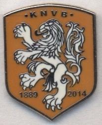 Нідерланди, федер.футболу, ювілей 125e ЕМАЛЬ/Netherlands football federation pin