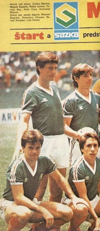 3 постери футбол збірна Мексика 1970-90 /Mexico national football team 3 posters 2