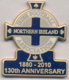 Півн.Ірландія федер.футболу,ювілей 130c ЕМАЛЬ /N.Ireland football federation pin