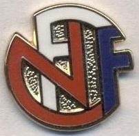 Норвегія, федерація футболу, офіц. ЕМАЛЬ / Norway football federation pin badge