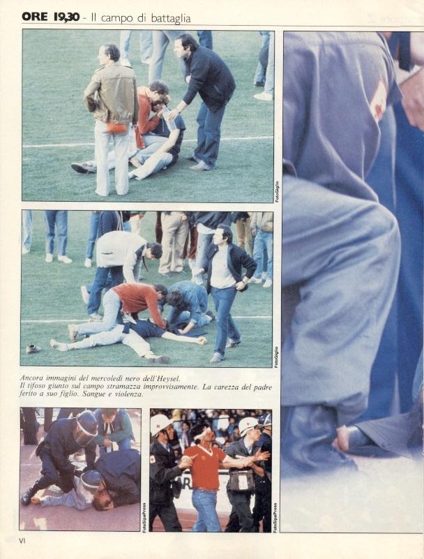 футбол-фінал КЧ 1985 трагедія Ейзель,спецвидання Guerin Sport.Heysel 1985 events 1