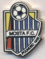 футбольний клуб Моста (Мальта)3 ЕМАЛЬ / Mosta FC,Malta football enamel pin badge