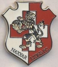 футбол.клуб Нашшар Лайонс (Мальта) ЕМАЛЬ / Naxxar Lions,Malta football pin badge