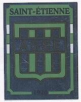 наклейка блискуча футбол Сент-Етьєнн(Франція) /AS St.Etienne,France logo sticker