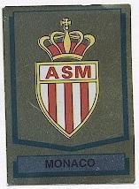 наклейка блиск.футбол Монако (Франція) / AS Monaco, France football logo sticker