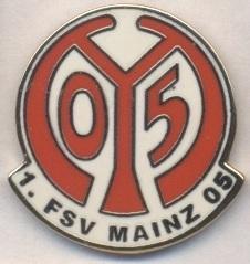 футбольний клуб Майнц (Німеччина)1 ЕМАЛЬ /1.FSV Mainz,Germany football pin badge