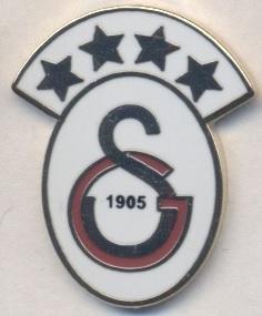 футбол.клуб Галатасарай (Туреч.)3 ЕМАЛЬ/Galatasaray SK,Turkey football pin badge