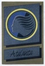 наклейка блискуча футбол Аталанта (Італія)2 / Atalanta BC, Italy logo sticker