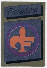 наклейка блискуча футбол Фіорентіна (Італія) / AC Fiorentina, Italy logo sticker