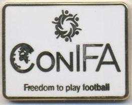 КонІФА,конфедерація футболу(не-ФІФА)3 ЕМАЛЬ/ConIFA football federation pin badge