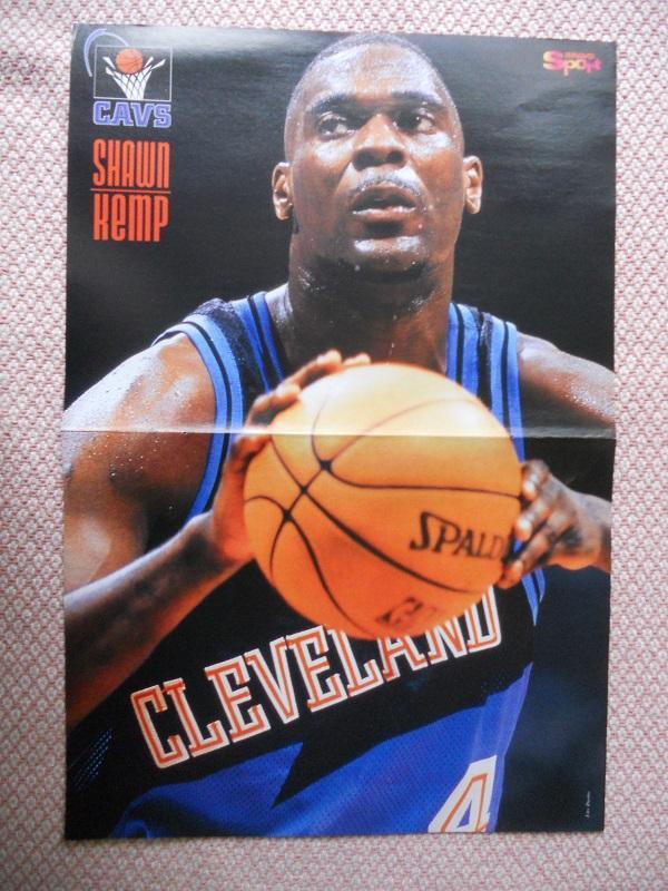 постер баскетбол Шон Кемп (НБА-США)1 / Shawn Kemp basketball NBA-USA poster