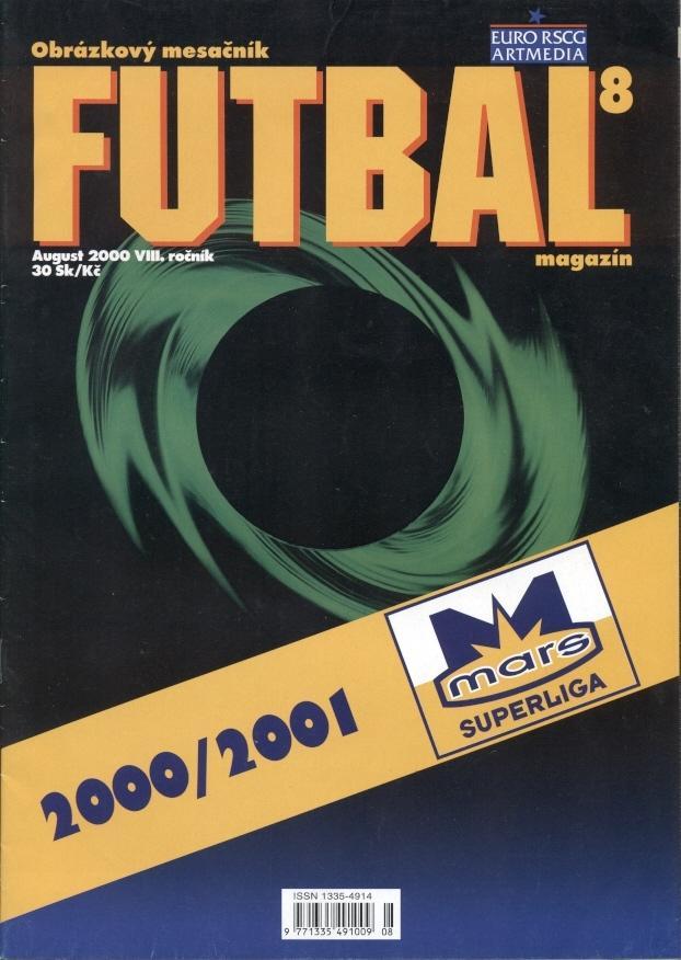 Словаччина, чемпіонат 2000-01,спецвидання Футбал /Slovakia football season guide