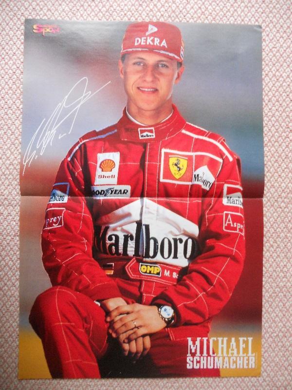 постер А3 формула-1 Шумахер(Німеч.1 /Michael Schumacher,Germany F-1 pilot poster
