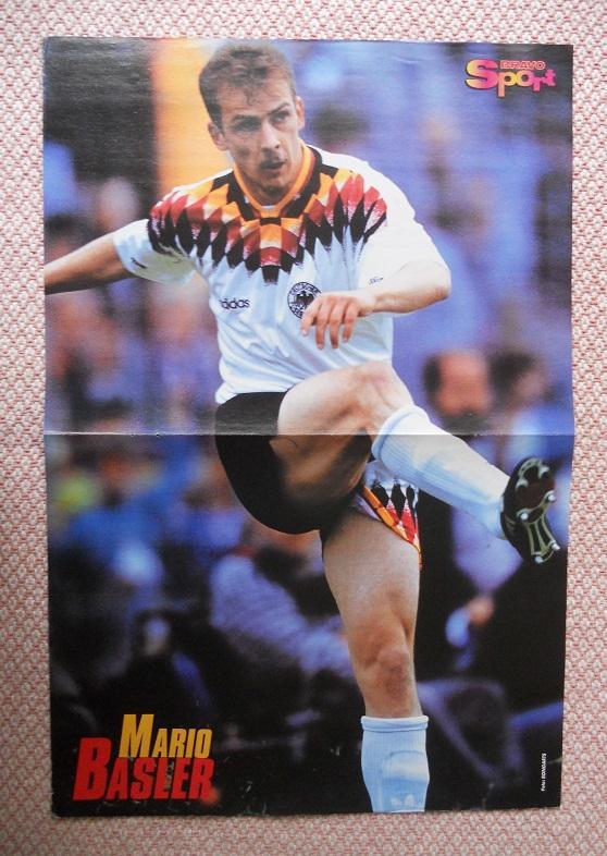 постер футбол Маріо Баслер (Німеччина)1 / Mario Basler, Germany football poster