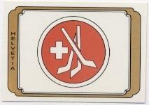 наклейка Швейцарія, федерація хокею / Switzerland hockey federation logo sticker