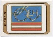 наклейка Австрія,федерація хокею 1979/Austria ice hockey federation logo sticker
