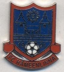 футбол.клуб Хямеенлінна (Фінляндія)1 ЕМАЛЬ / FC Hameenlinna,Finland football pin