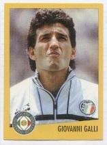 наклейка футбол Джованні Галлі (Італія) / Giovanni Galli, Italy player sticker